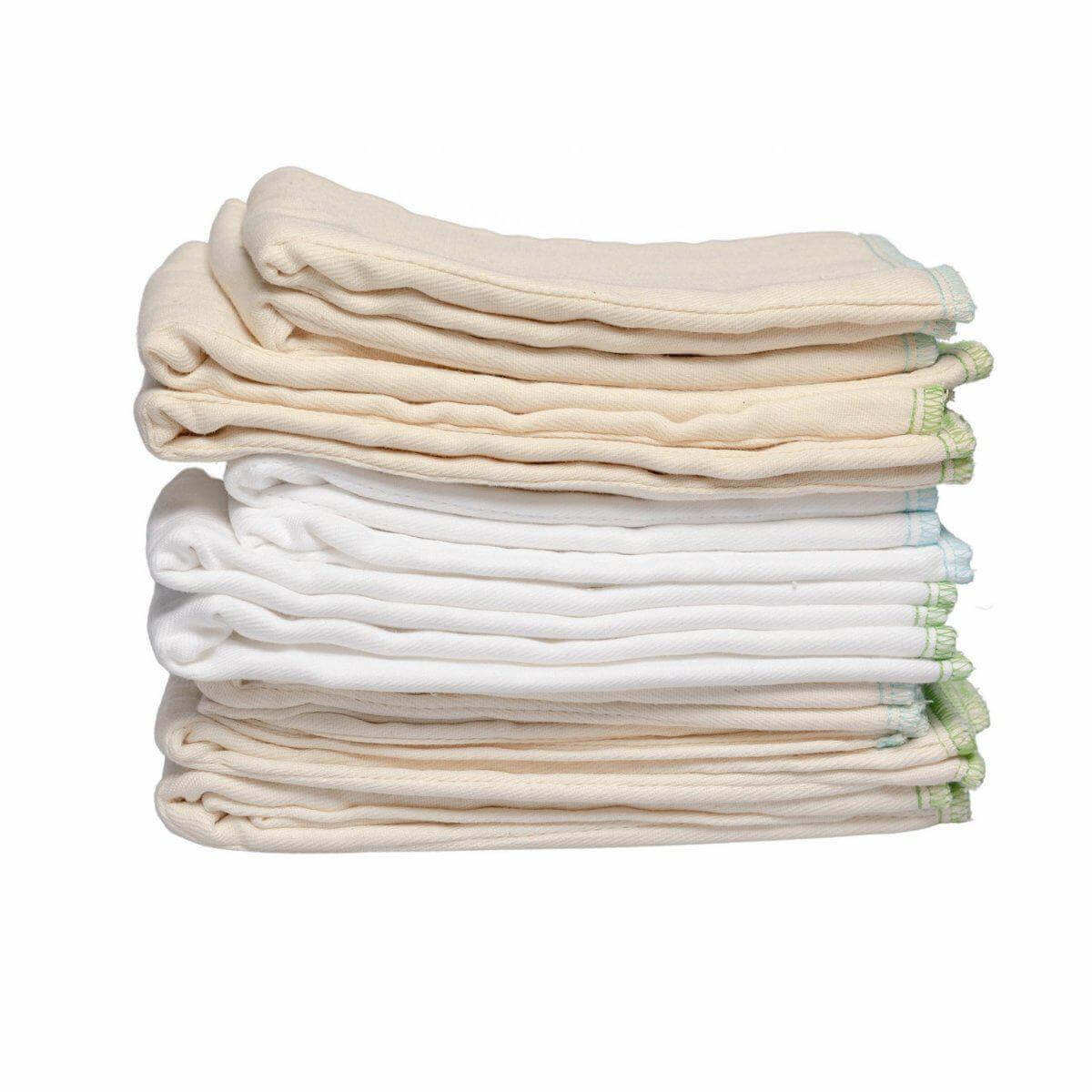 Bamboo Cotton Prefold Diaper-Bayrli